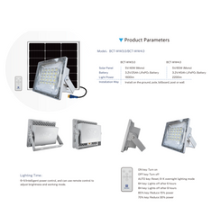 BCT 300W New Solar Flood Light