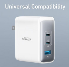 ANKER 100W TYPE C +USB-A GaN charger