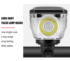 Solar Bike Light - Single Headlamp