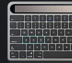 Solar Powered Wireless Bluetooth Keyboard