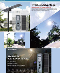 Solar Street Light with Camera