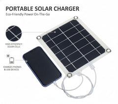 Portable Flexible 15W Solar Charger