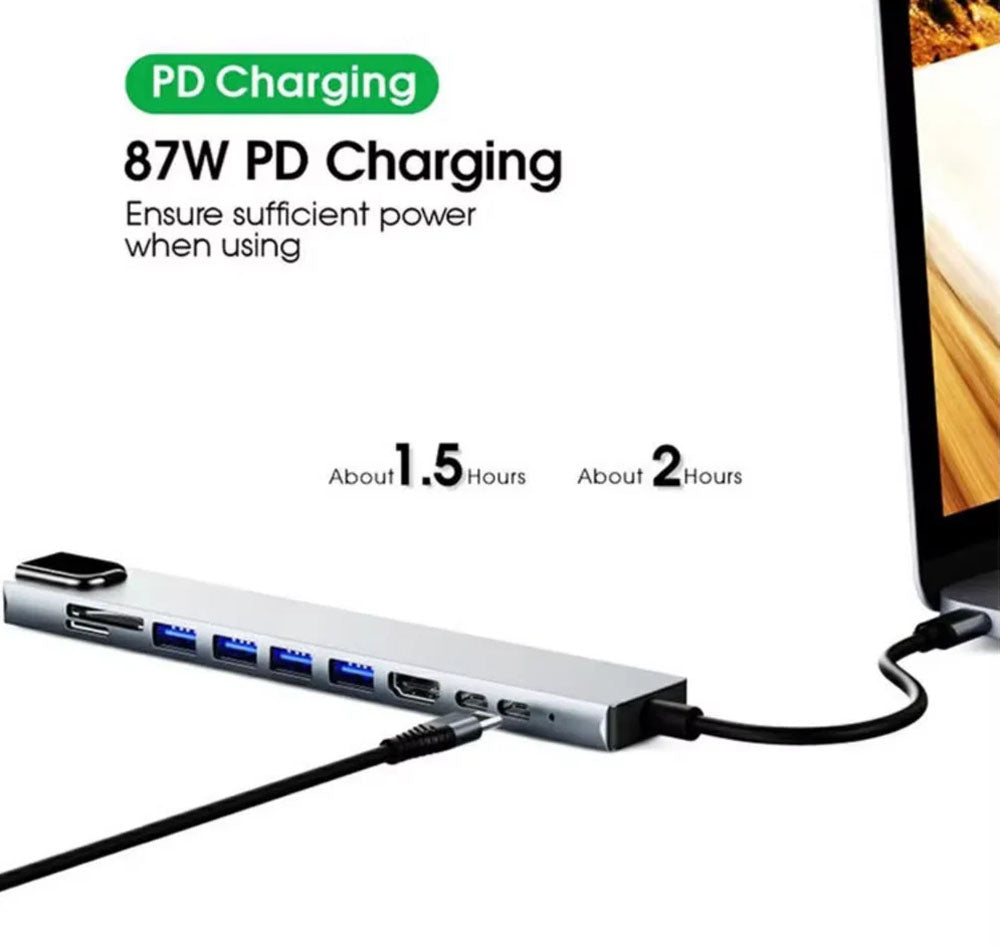 10 in 1 USB Type-C Hub Docking Station