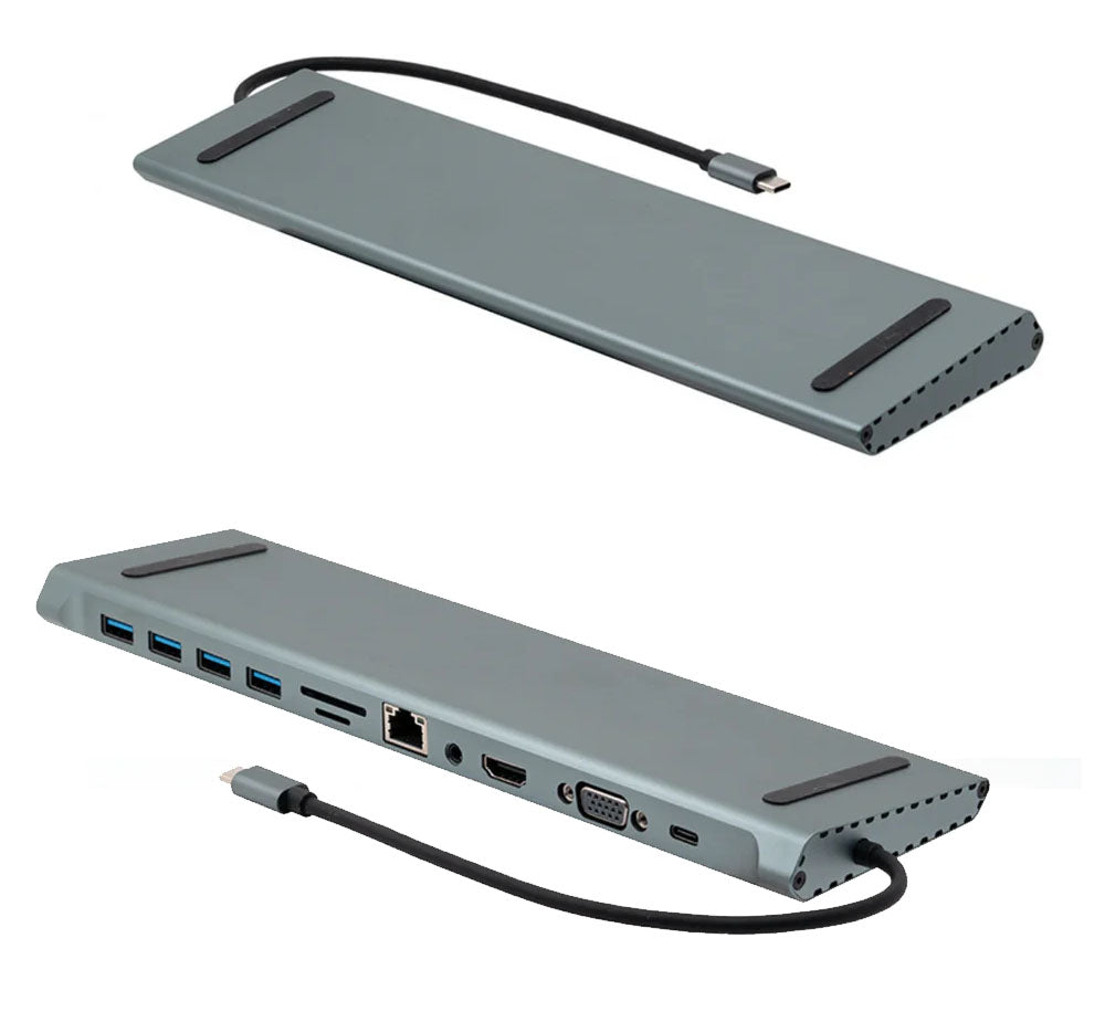 11-in-1 Type-C Docking Station Hub