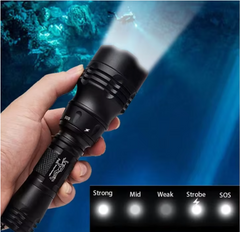 AquaSpin  – Rotary Switch Dive Flashlight