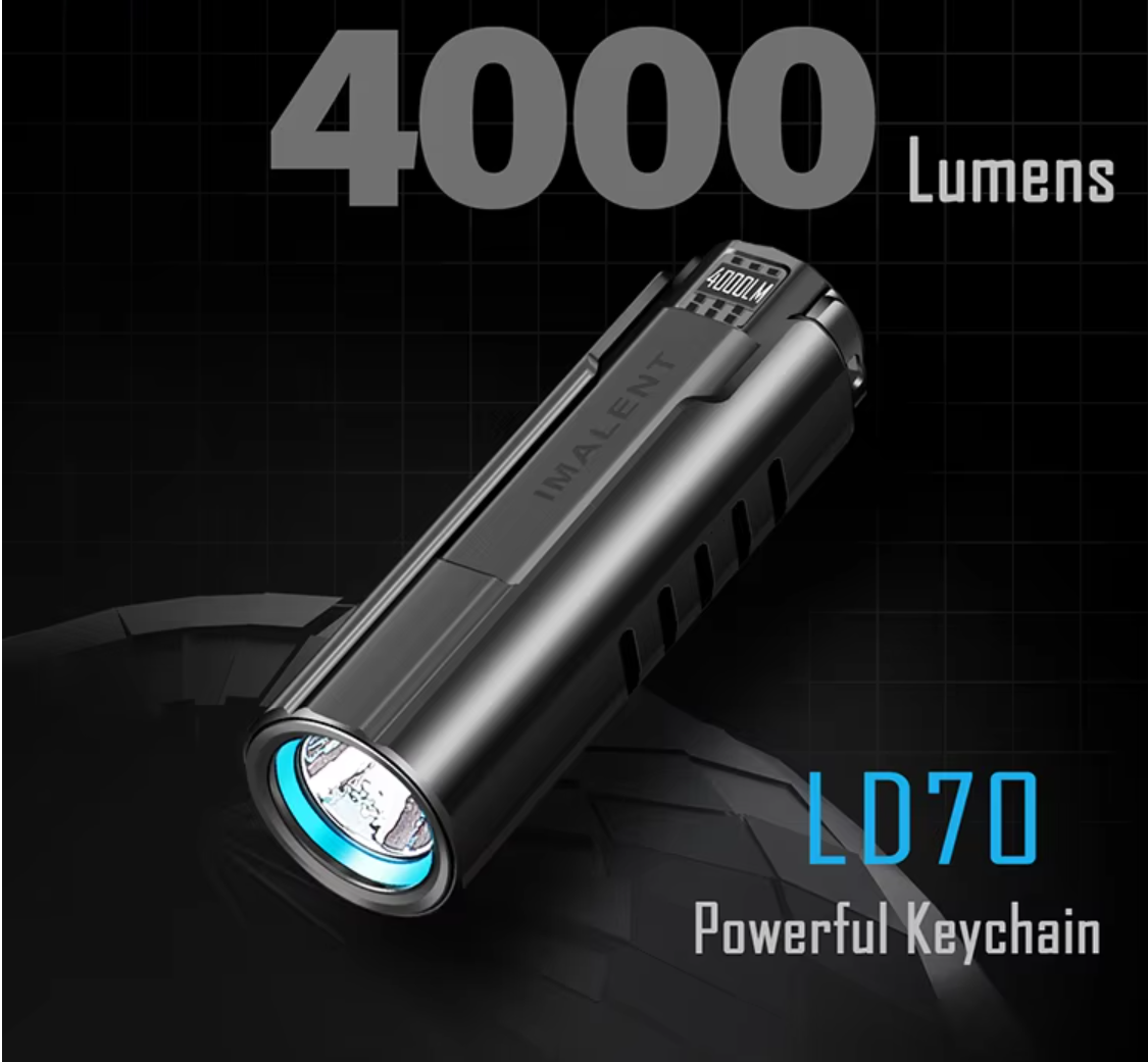 LD70 Tactical – 4000lm EDC Underwater Flashlight