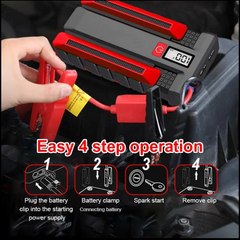 RoadSurge – Car Jump Starter Power Bank with Air Pump