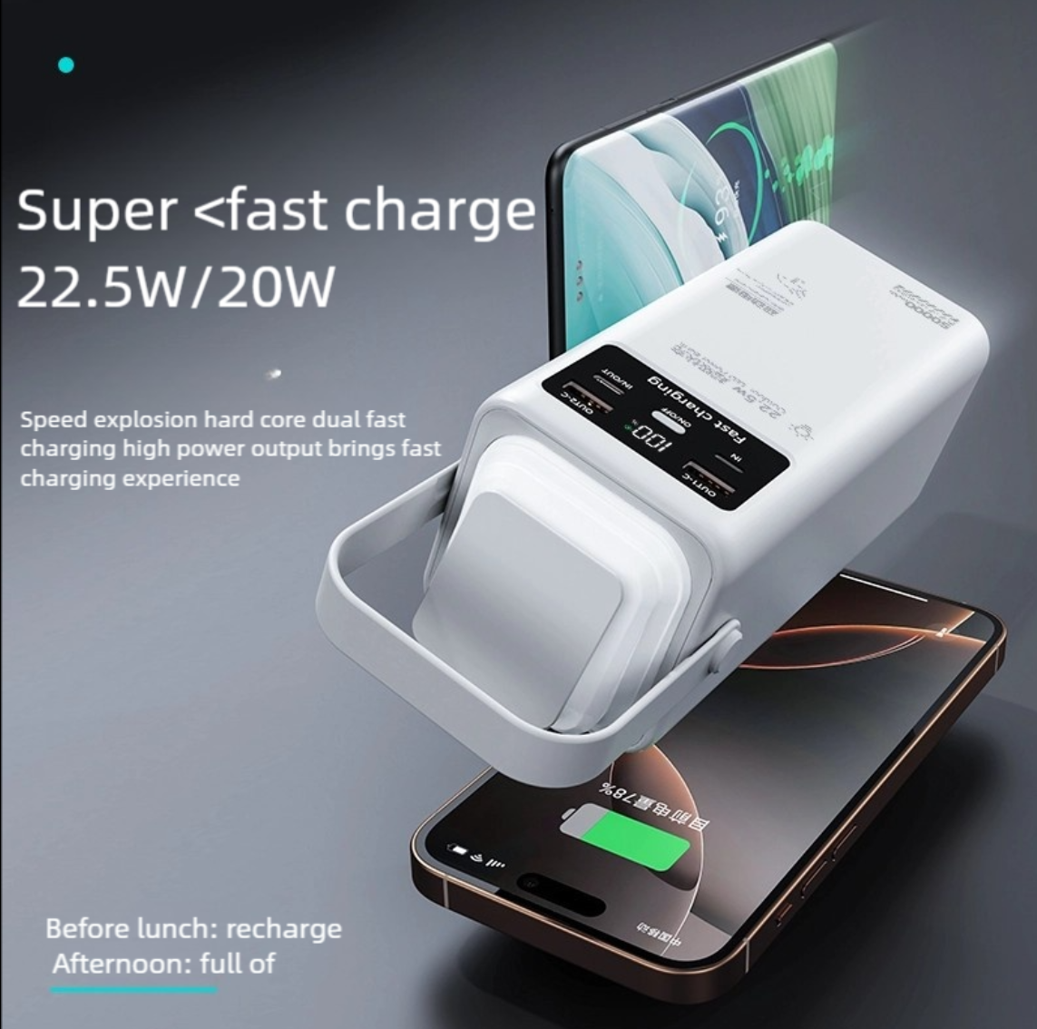 CampPower 80K -  Power Bank with LED Camping Light