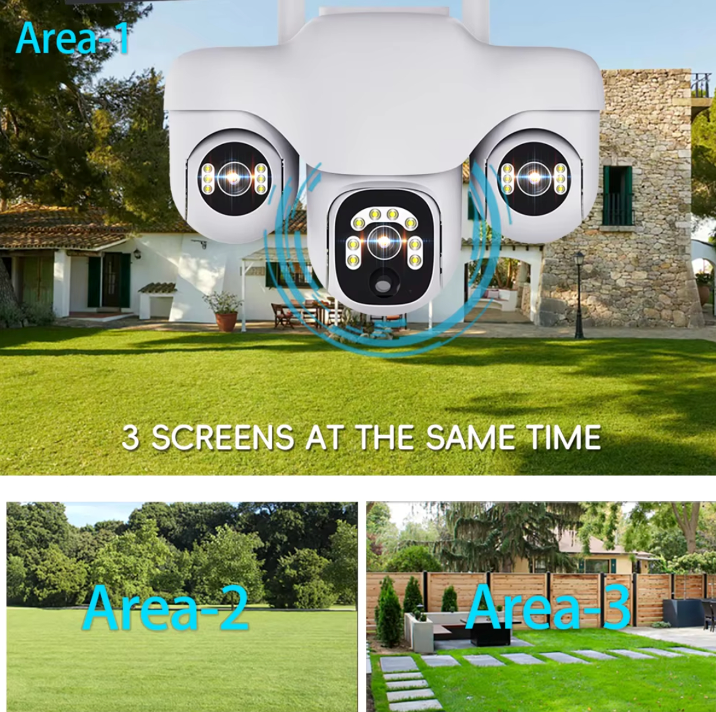 TriView Solar Security Cam