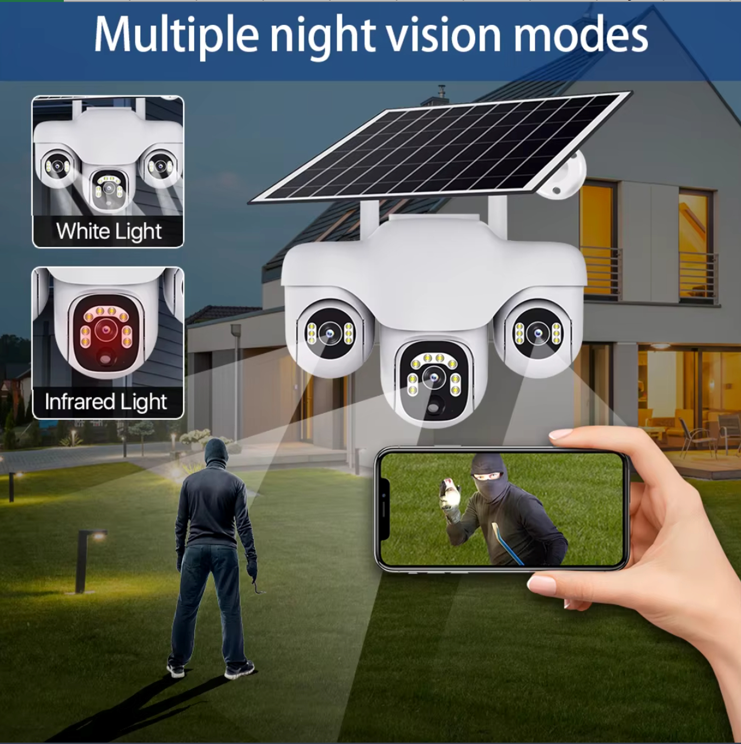 TriView Solar Security Cam