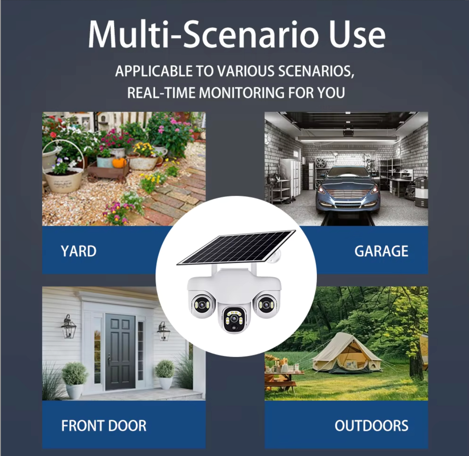 TriView Solar Security Cam