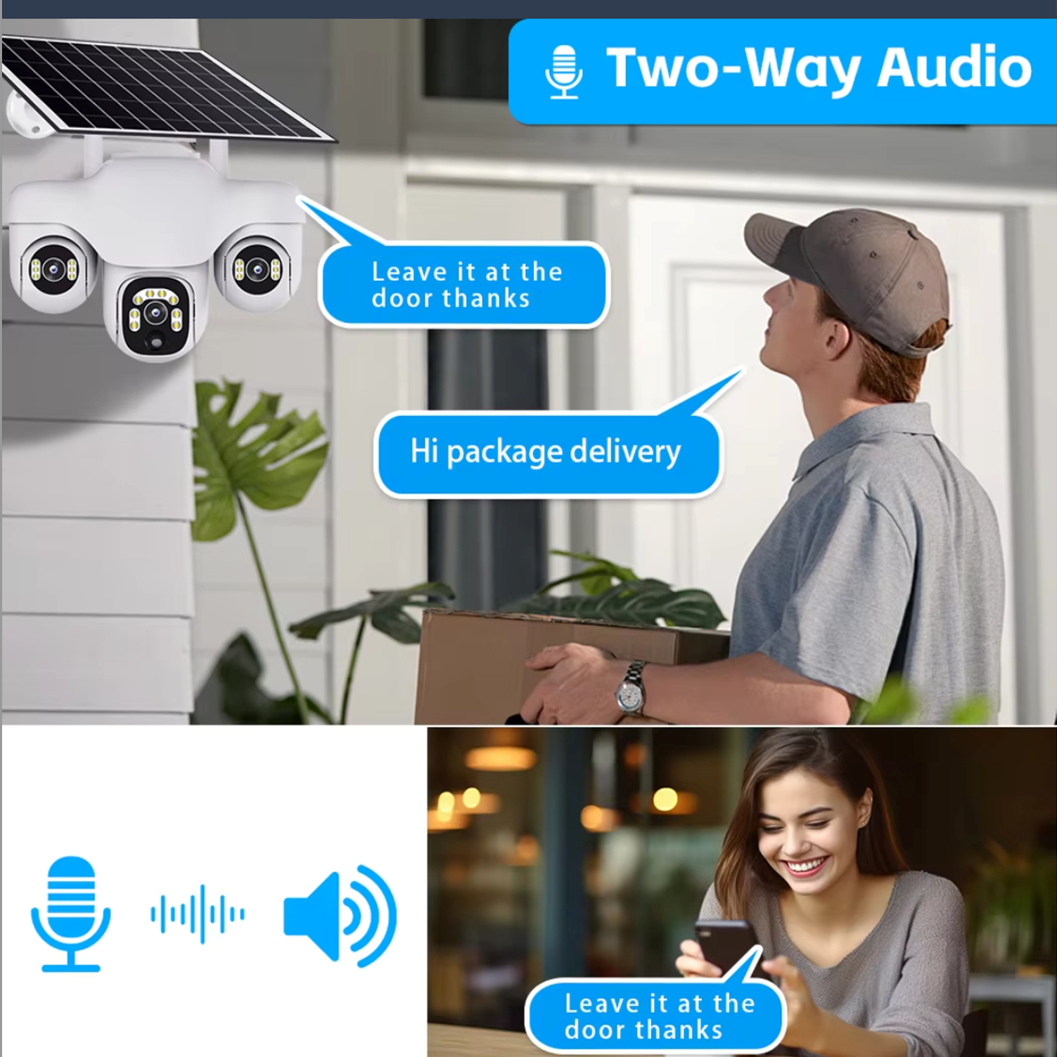 TriView Solar Security Cam