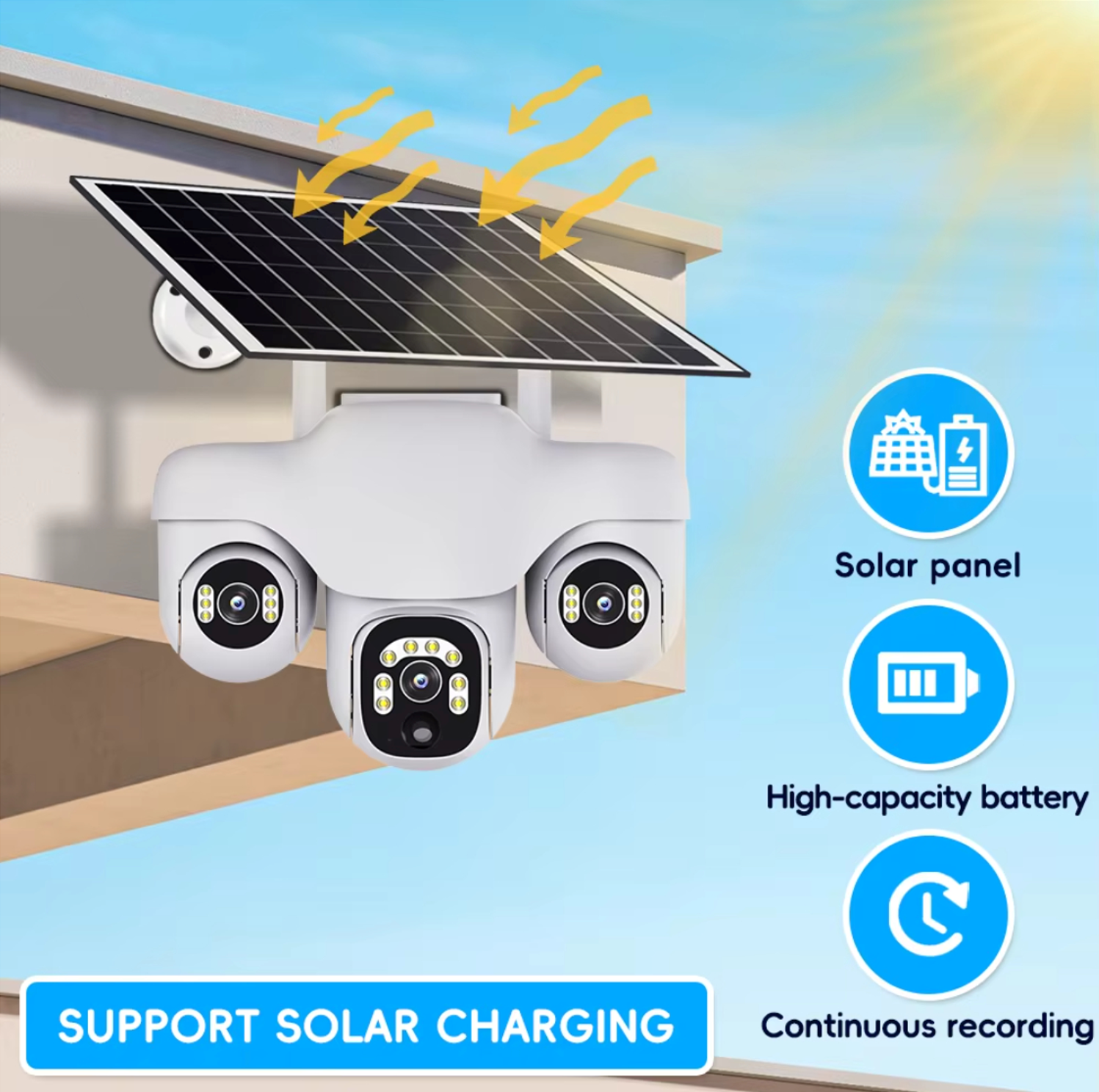 TriView Solar Security Cam