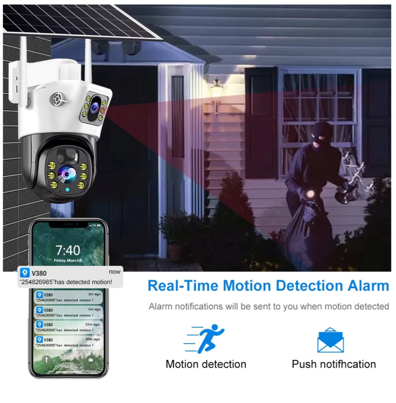 DuoView Pro Solar Security Camera