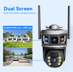 Solar Dual Lens PTZ Security Camera