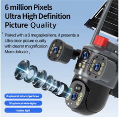 Starlight Tri Lens Solar PTZ Camera