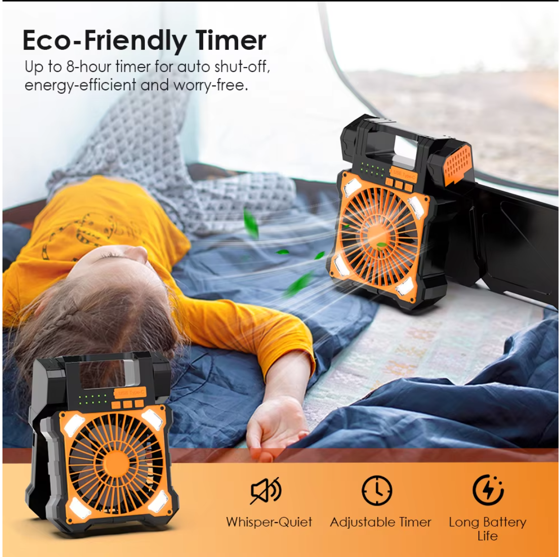 Multifunctional  Solar Camping Fan