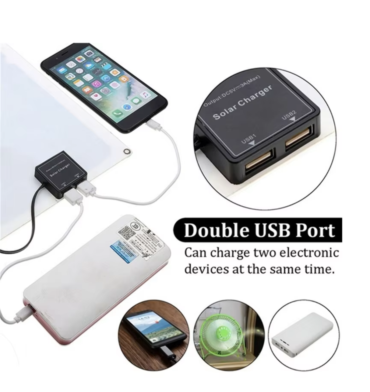 Portable Flexible 10W Solar Charger