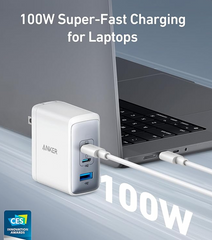 ANKER 100W TYPE C +USB-A GaN charger