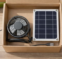Solar-Powered USB Fan Kit
