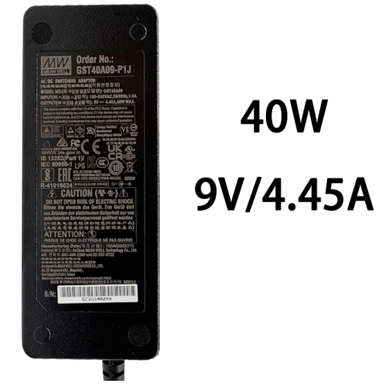Mean Well GST40A09-P1J Adaptor 40W 9V