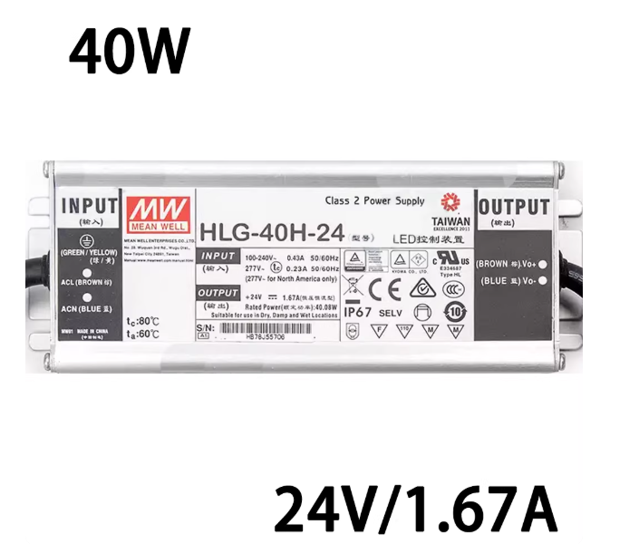 Mean Well HLG-40H-24 24V 40W