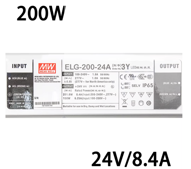 Mean Well ELG-200-24A-3Y 24V 200W