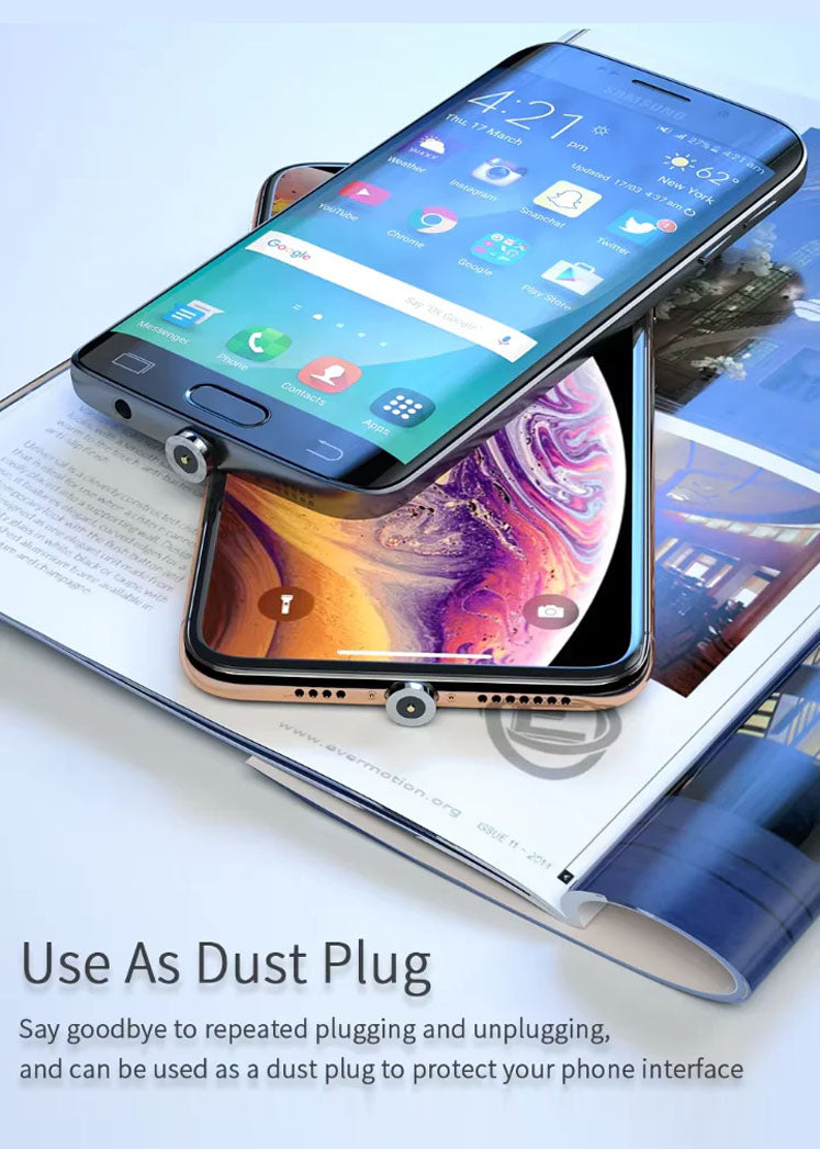 540° Magnetic 3-in-1 Fast Charging Cable