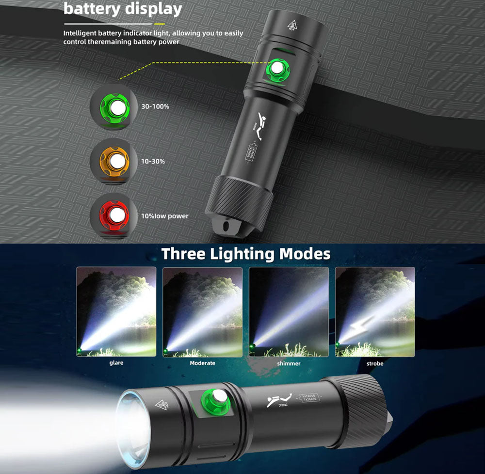 AquaTorch – Compact Dive Flash Light