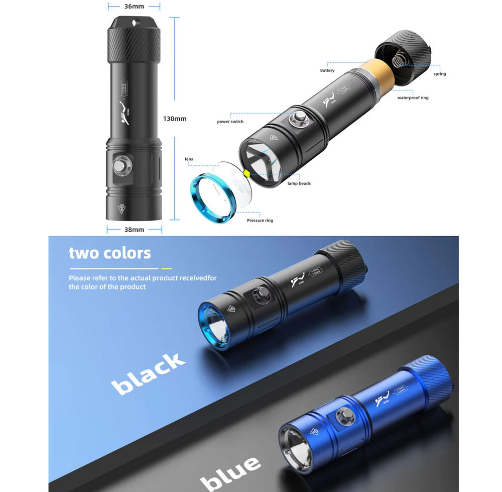 AquaTorch – Compact Dive Flash Light