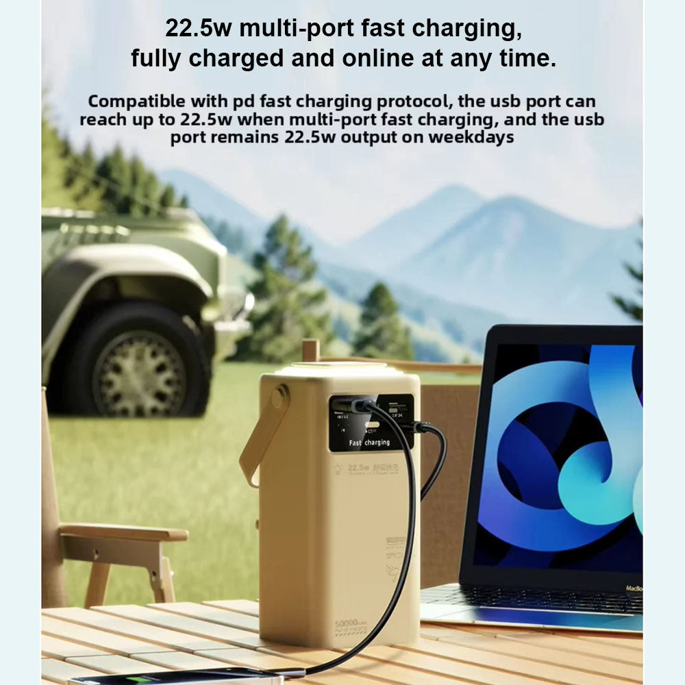 CampPower 80K -  Power Bank with LED Camping Light