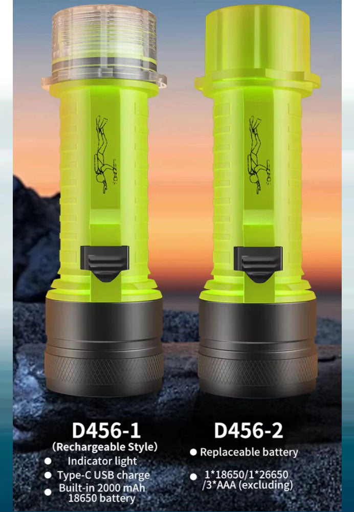 Dive Torch Flash LED / Battey powered