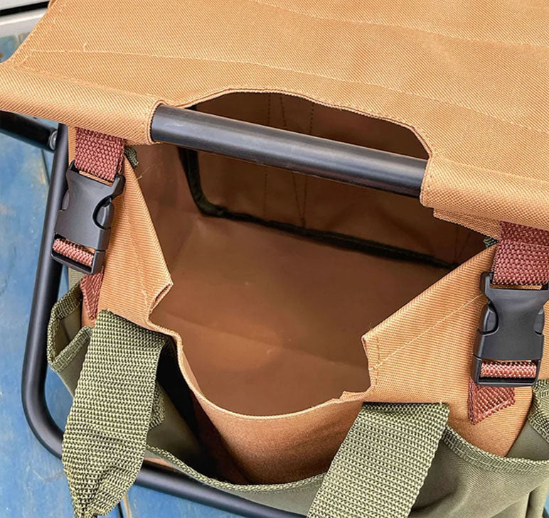 Foldable chair-backpack