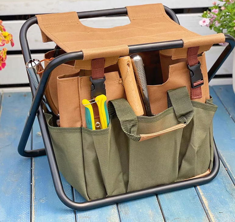 Foldable chair-backpack