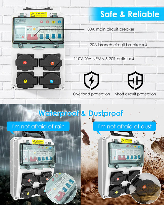 Mobile Power Outlet Box