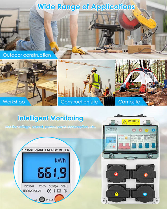 Mobile Power Outlet Box