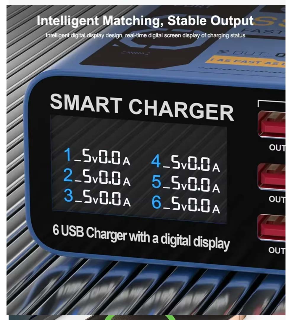 PowerHub: 6-port USB charger