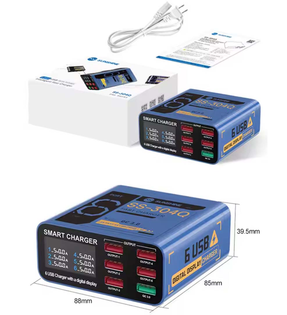 PowerHub: 6-port USB charger
