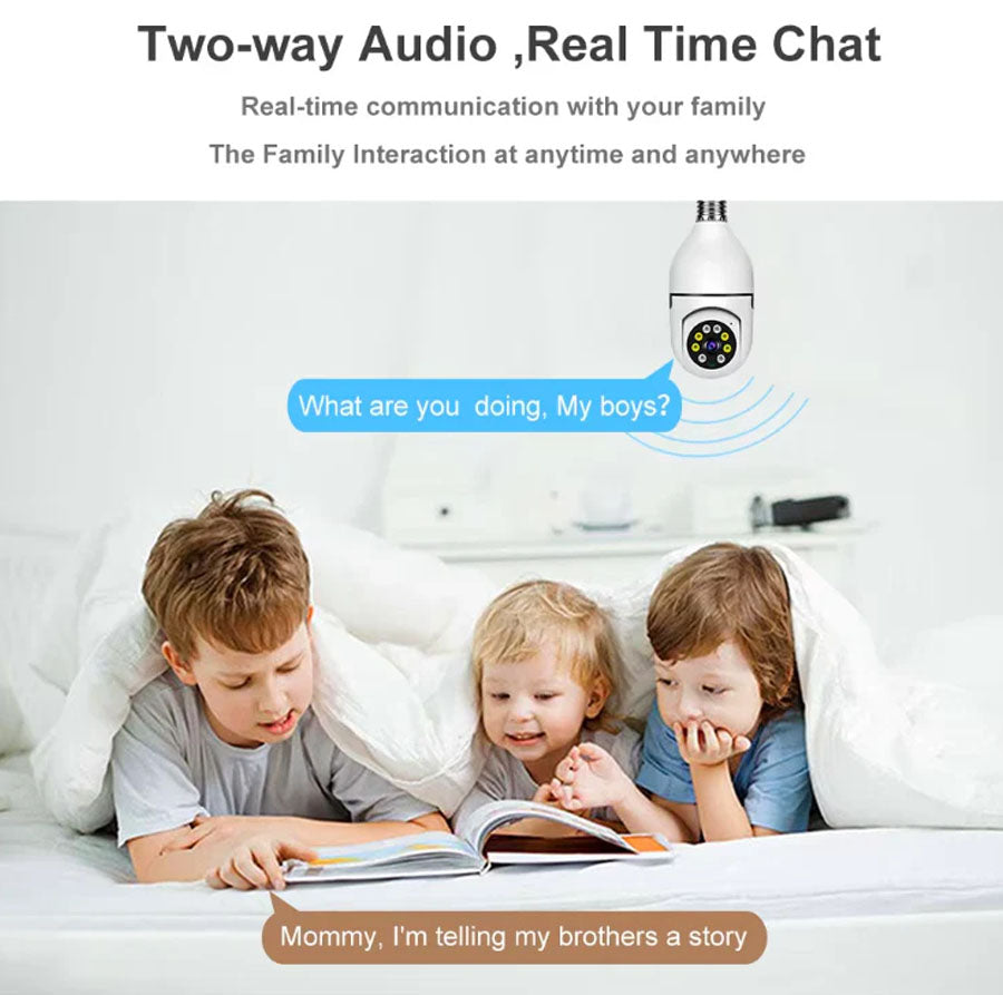 Security Lightbulb Camera