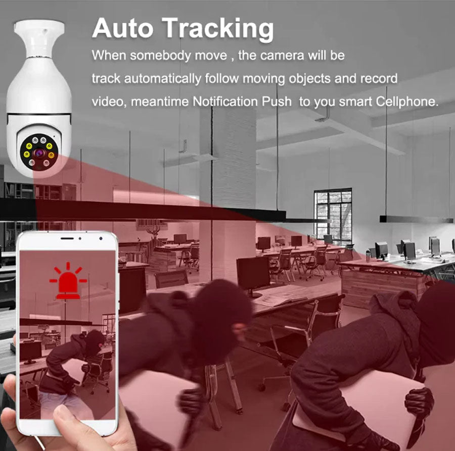 Security Lightbulb Camera