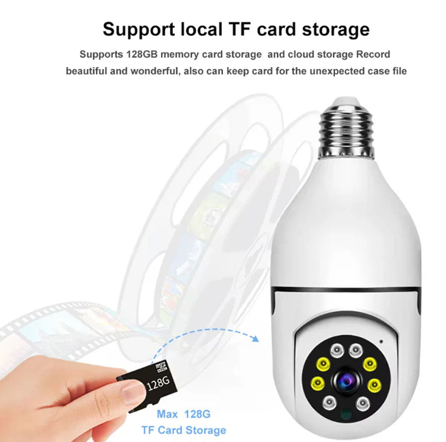 Security Lightbulb Camera