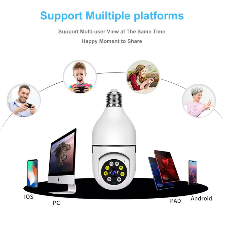 Security Lightbulb Camera