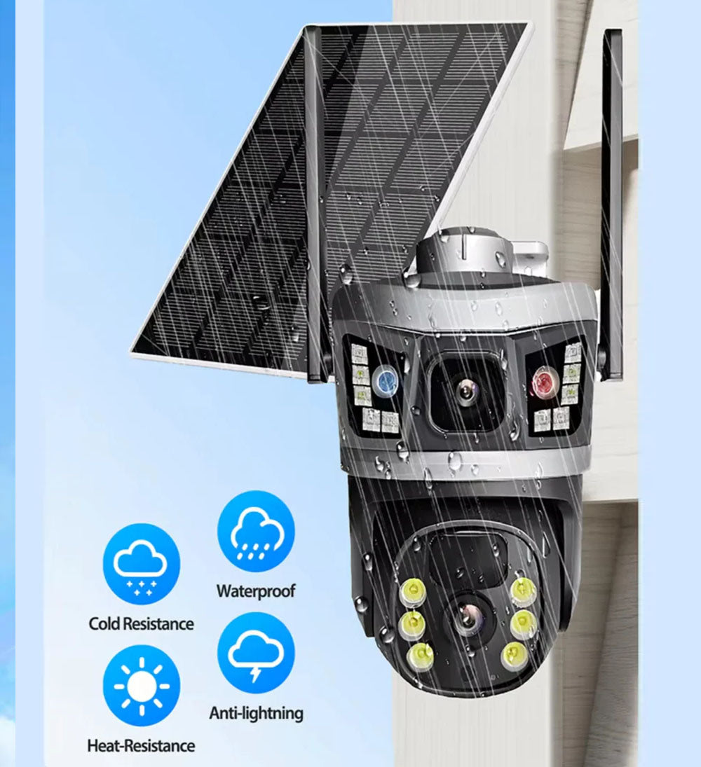 Solar Dual Lens PTZ Security Camera