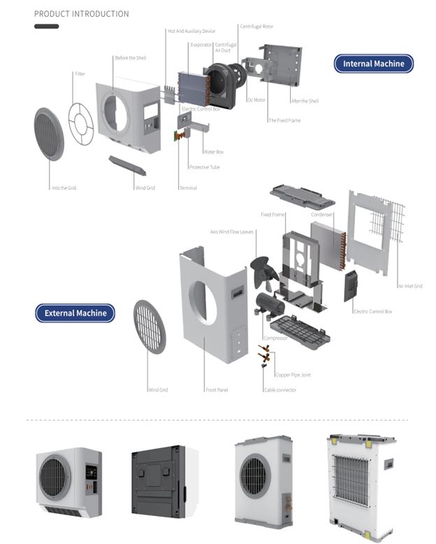 100% DC Solar-Powered Air Conditioner – High-Efficiency Inverter System