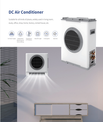 100% DC Solar-Powered Air Conditioner – High-Efficiency Inverter System