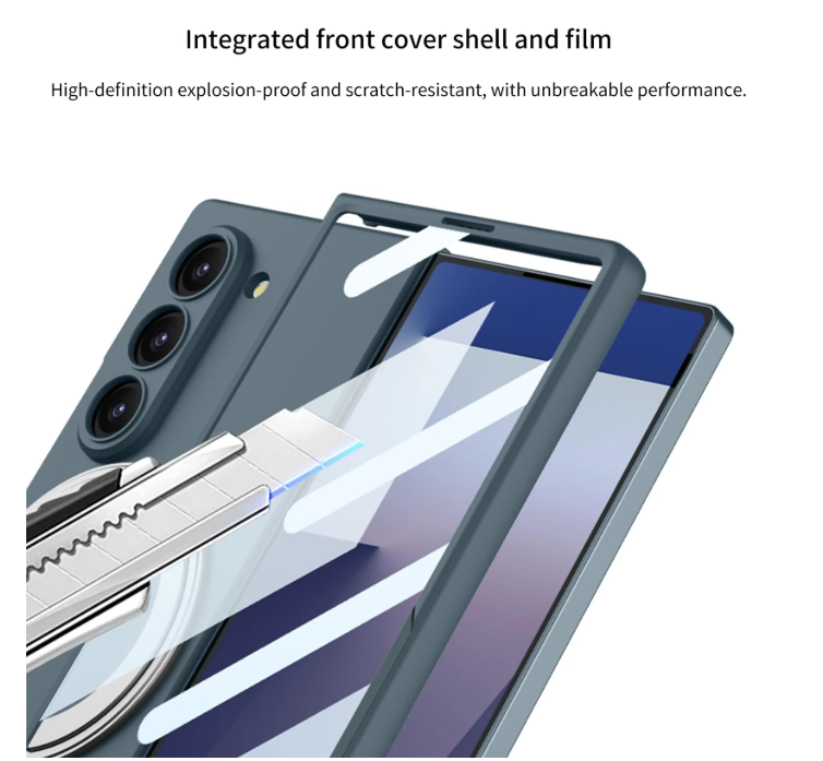 Samsung Galaxy Z Fold 7 Case with Built-in Screen Protector