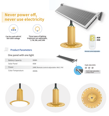 Adjustable Hybrid Solar LED Light