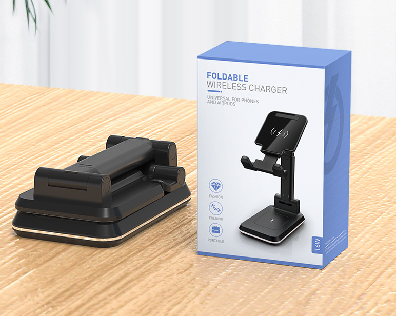 Compact Foldable Wireless Charger Stand